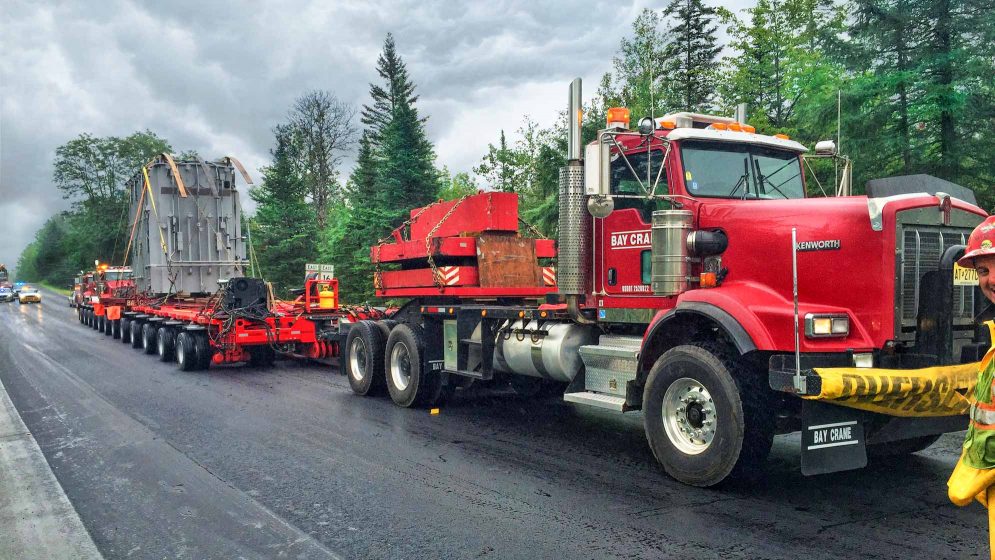 Dual Lane truck in Maine